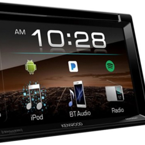 Kenwood® - Double DIN DVD/CD/AM/FM/MP3/WMA/FLAC/AAC Receiver with 6.2" Touchscreen Display Built-In Bluetooth and SiriusXM Ready